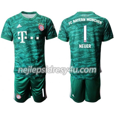 Fotbalový Dres FC Bayern Mnichov NEUER 1 Brankářské Dětské Domácí 2019/20
